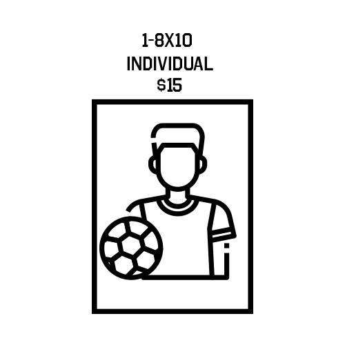 8 x 10 Individual Photo