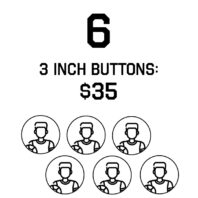 6 - 3" Buttons